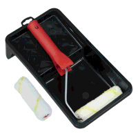 Sealey PR4 4 Paint Roller Set with Tray