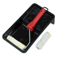 Sealey PR4 4 Paint Roller Set with Tray