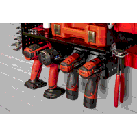 Sealey PTSR4 Power Tool Storage Rack with Shelves