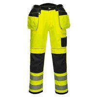 PW3 Hi-Vis Holster Pocket Work Trousers (Yell...