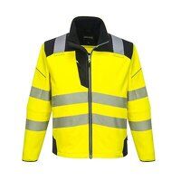 Portwest PW3 Hi-Vis Softshell (3L) (Yellow/Bl...