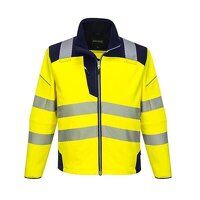 Portwest PW3 Hi-Vis Softshell (3L) (Yellow/Na...