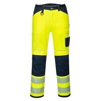 PW3 Hi-Vis Work Trousers (Yellow/Navy / 32 / ...