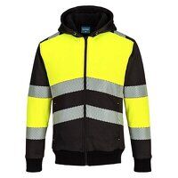 Portwest PW3 Zipped Class 1 Winter Hoodie (Ye...