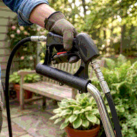 Sealey PWAK18 18 Surface Cleaner with Dual Handle  Rotating Spray Bar - Stainless Steel