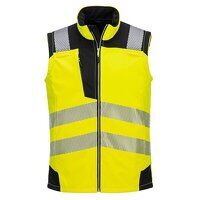 Portwest 3 Layer Hi-Vis Softshell Gilet (Yell...