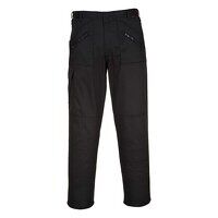 Portwest Action Trousers (Black / 40 / R)