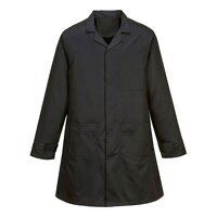 Portwest Anti-Static ESD Coat (Black / L / R)