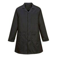 Portwest Anti-Static ESD Coat (Black / M / R)