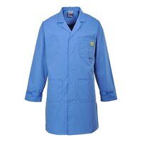 Portwest Anti-Static ESD Coat (Hamilton Blue ...