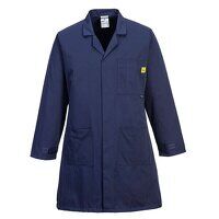 Portwest Anti-Static ESD Coat (Navy / M / R)