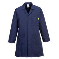 Portwest Anti-Static ESD Coat (Navy / XS / R)