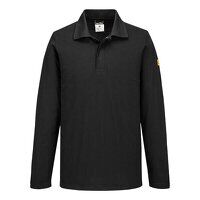 Portwest Anti-Static ESD Polo L/S (Black / XX...