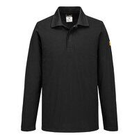 Portwest Anti-Static ESD Polo L/S (Black / XX...