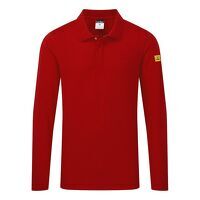 Portwest Anti-Static ESD Polo L/S (Deep Red /...