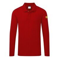 Portwest Anti-Static ESD Polo L/S (Deep Red /...