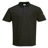 Portwest Anti-Static ESD Polo Shirt S/S (Blac...