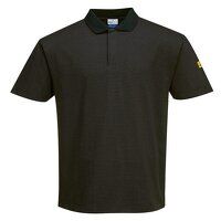 Portwest Anti-Static ESD Polo Shirt S/S (Blac...