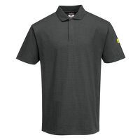 Portwest Anti-Static ESD Polo Shirt S/S (Zoom Grey / XL / R)