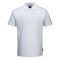 Portwest Anti-Static ESD Polo Shirt (White / ...