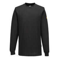 Portwest Anti-Static ESD T-Shirt L/S (Black / S / R)
