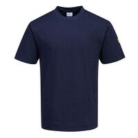 Portwest Anti-Static ESD T-Shirt (Navy / L / ...