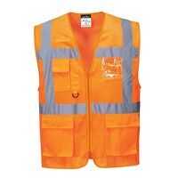 Portwest Athens Hi-Vis Mesh Executive Vest (O...