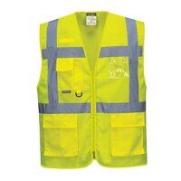 Portwest Athens Hi-Vis Mesh Executive Vest (Y...