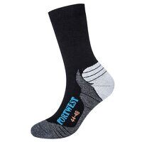 Portwest Bamboo Hiker Sock (Black / 39-43)