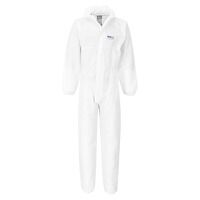 Portwest BizTex SMS FR Coverall Type 5/6 (Pack of 50) (White / L / Regular Fit)