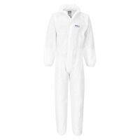 Portwest BizTex SMS FR Coverall Type 5/6 (Pack of 50) (White / XXXL / Regular Fit)