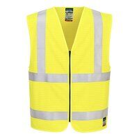 Portwest Bizflame Hi-Vis FR Zipped Vest (Yell...