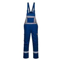 Portwest Bizflame Industry Two Tone Bib and Brace (Royal Blue Short / XXL / S)