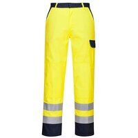 Portwest Bizflame Work Hi-Vis Trousers (Yello...