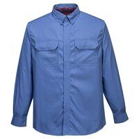 Portwest Bizflame Work Shirt (Blue / XXL / Re...