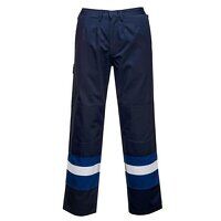 Portwest Bizflame Work Trousers (Navy/Royal /...