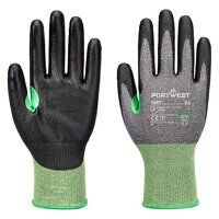 Portwest CS Cut C18 PU Glove (Grey/Black / XS...