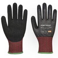 Portwest CS Cut F13 Latex Glove (Black / XS /...