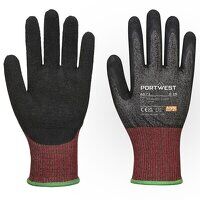 Portwest CS Cut F13 Latex Glove (Black / XXL ...