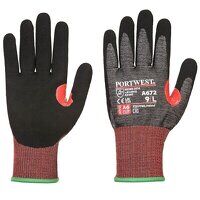 Portwest CS Cut F13 Nitrile Glove (Black / L ...