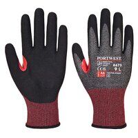 Portwest CS Cut F18 Nitrile Glove (Black / M / R)