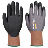 Portwest CT Cut C21 Nitrile Glove (Grey/Black...