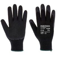 Portwest Classic Grip Glove - Latex (Black / ...