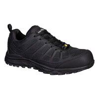 Portwest Composite Textile Trainer  S1PS ESD SR FO (Black / 43 / R)