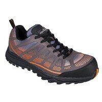 Portwest Compositelite Low Cut Spey Trainers S1P (Orange/Black / 44 / Regular Fit)