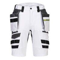 Portwest DX4 Detachable Holster Pocket Shorts (White / 36 / R)