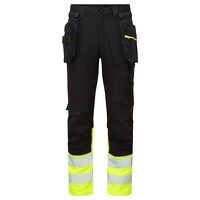 Portwest DX4 Hi-Vis Class 1 Craft Trousers (Y...