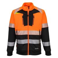 Portwest DX4 Hi-Vis Class 1 Funnel Neck Zippe...