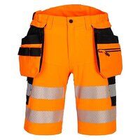 Portwest DX4 Hi-Vis Holster Pocket Shorts (Or...