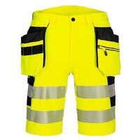 Portwest DX4 Hi-Vis Holster Pocket Shorts (Ye...